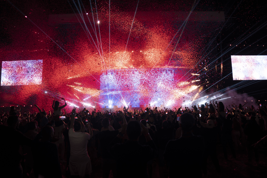 Stage at Dream Concert Abu Dhabi